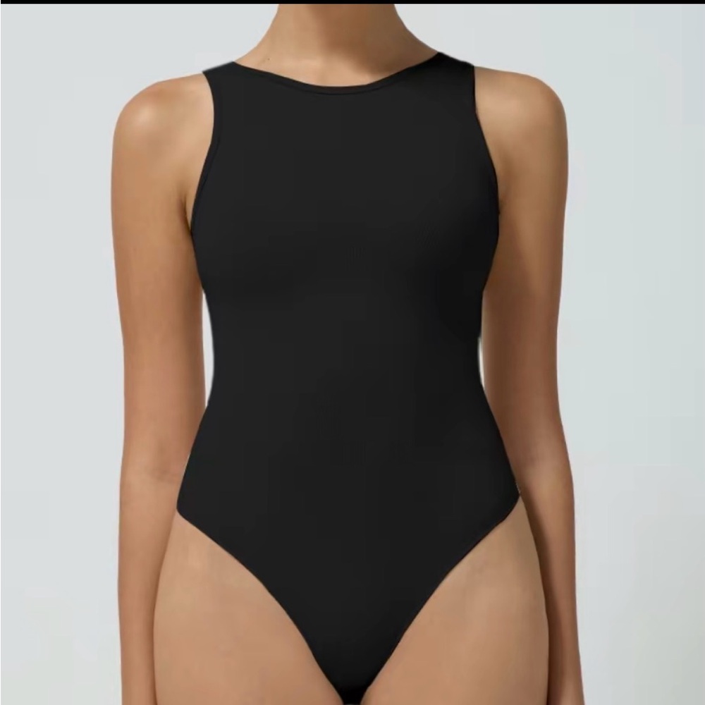 Sleek Black Bodysuit